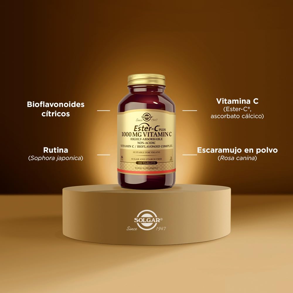 solgar-ester-c-plus-1000-mg-180-comprimidos image 4