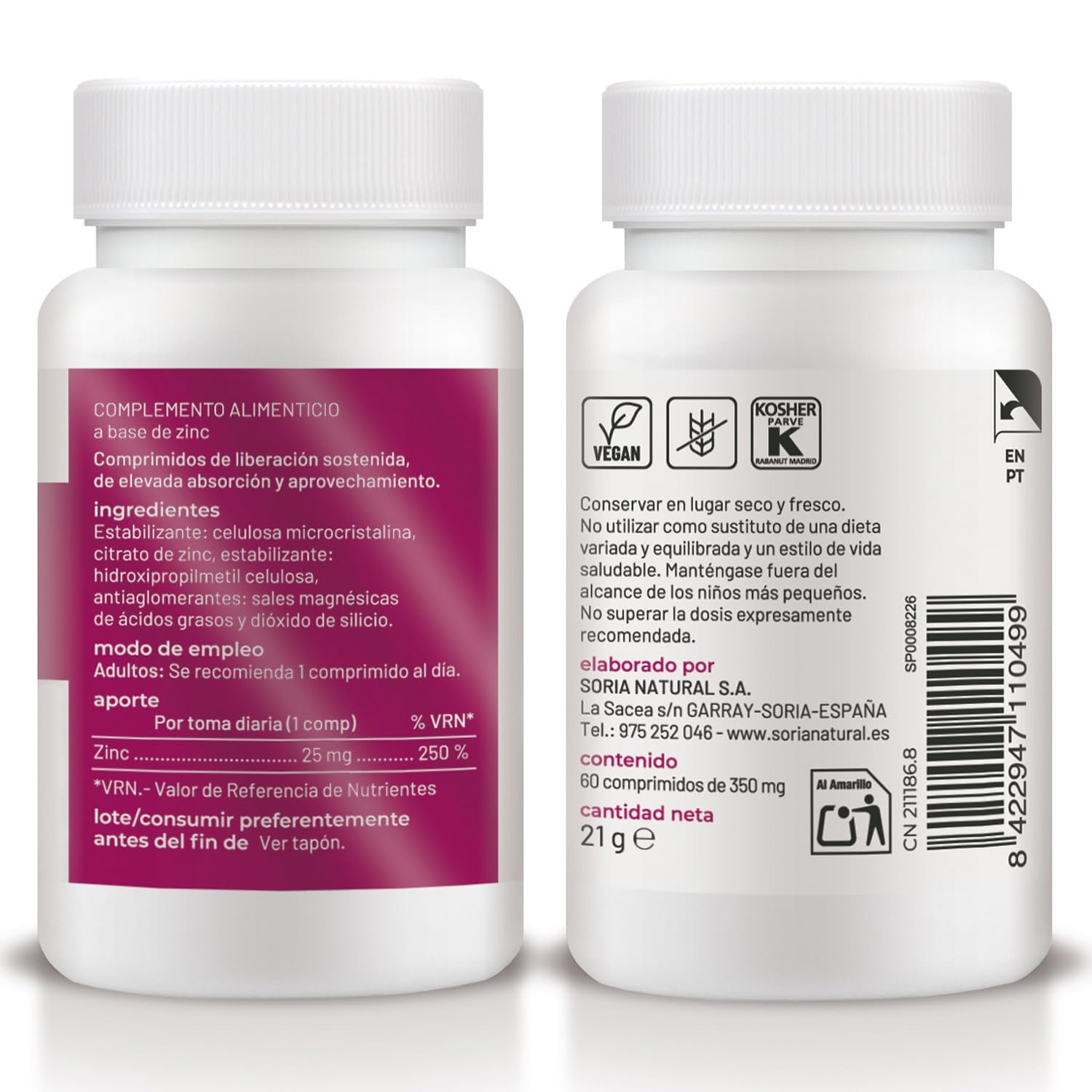 soria-natural-zinc-25-mg-60-comprimidos image 7