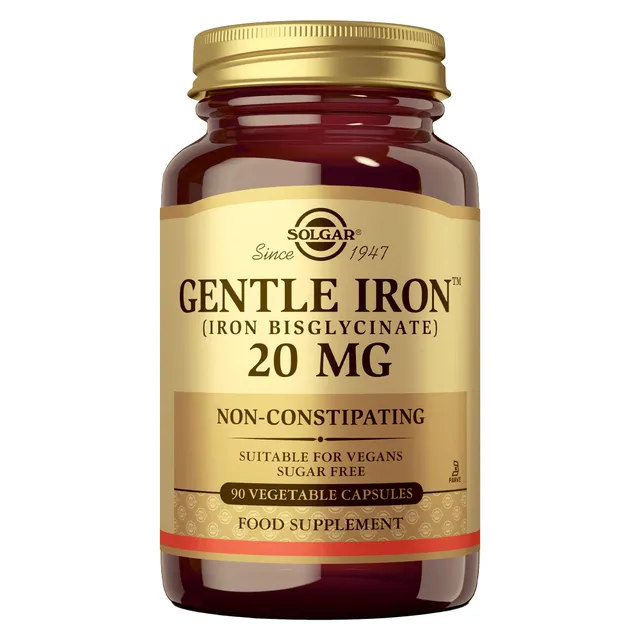 solgar-hierro-gentle-bisglicinato-90-c-psulas-vegetales image 1