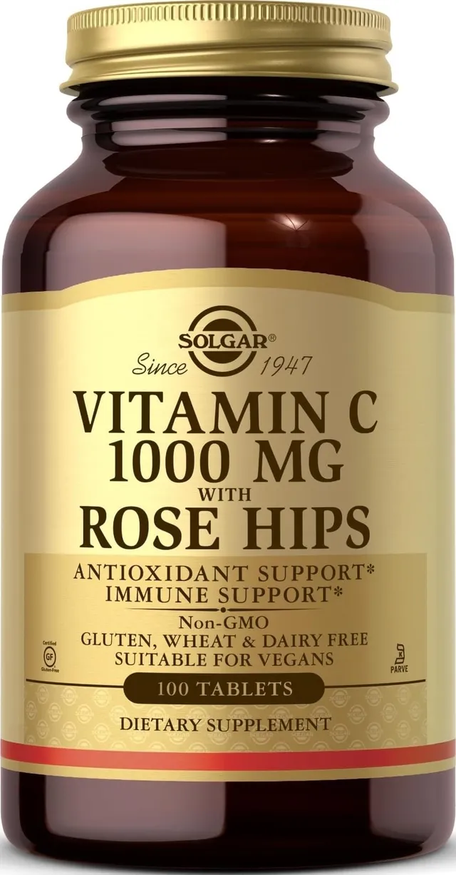 solgar-vitamina-c-con-escaramujo-1000-mg-100-comprimidos image 1