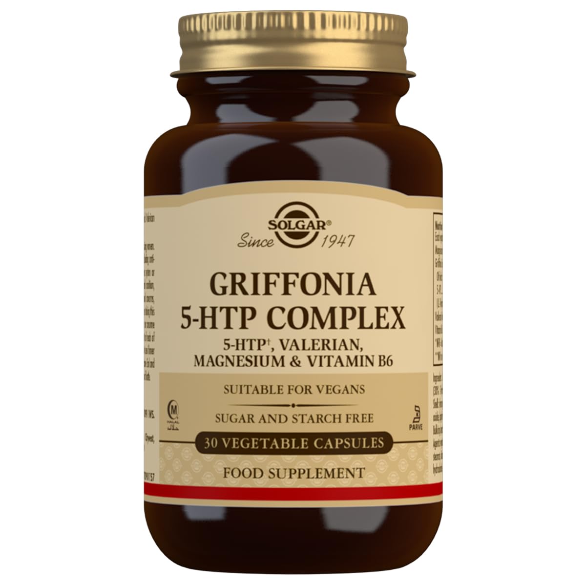 solgar-griffonia-5-htp-complex-con-valeriana-y-vitamina-b6-30-comprimidos image 1
