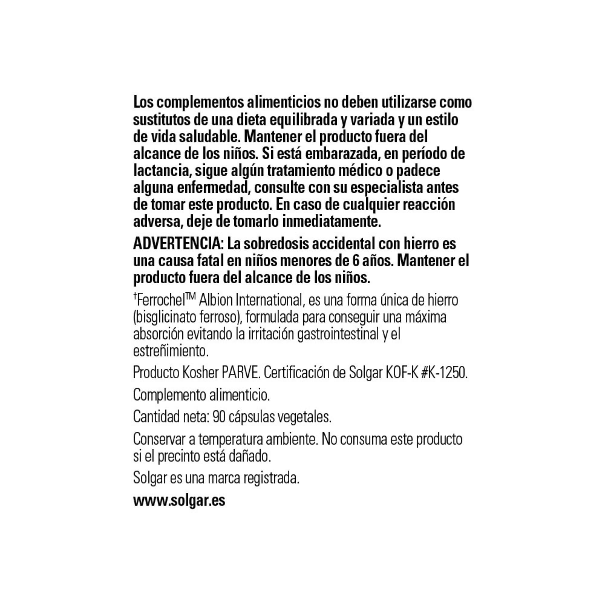 solgar-hierro-gentle-bisglicinato-90-c-psulas-vegetales image 7