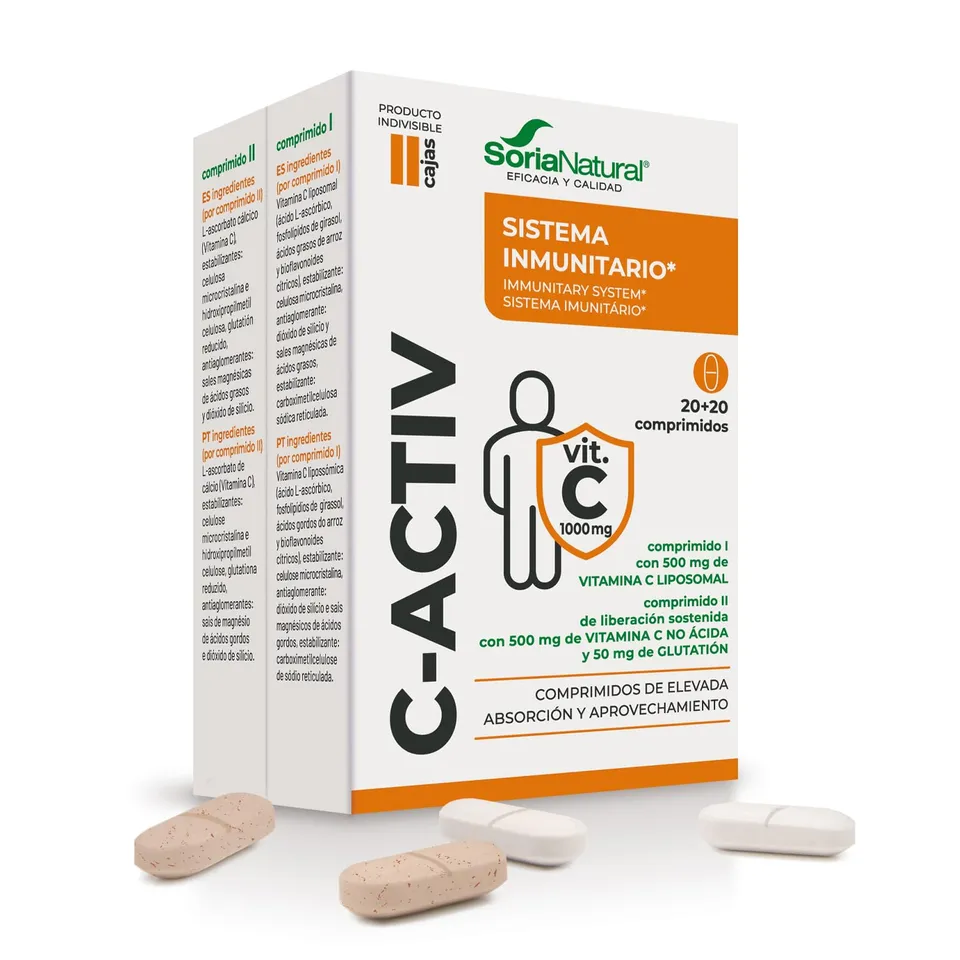 soria-natural-c-activ-vitamina-c-liposomal-20-comprimidos image 1