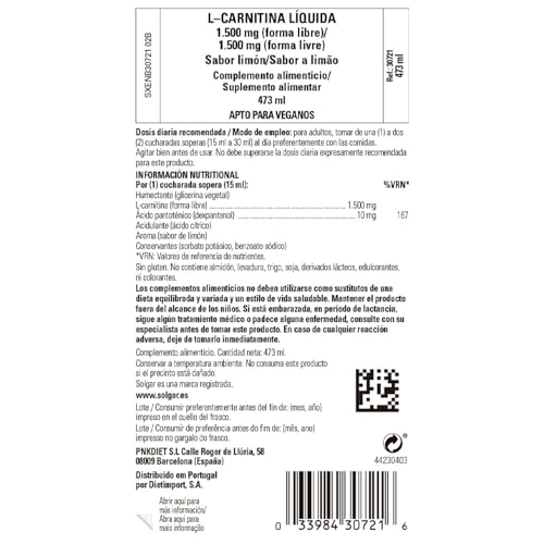 solgar-l-carnitina-1500-mg-l-quida-473-ml-sabor-lim-n-vegano image 4