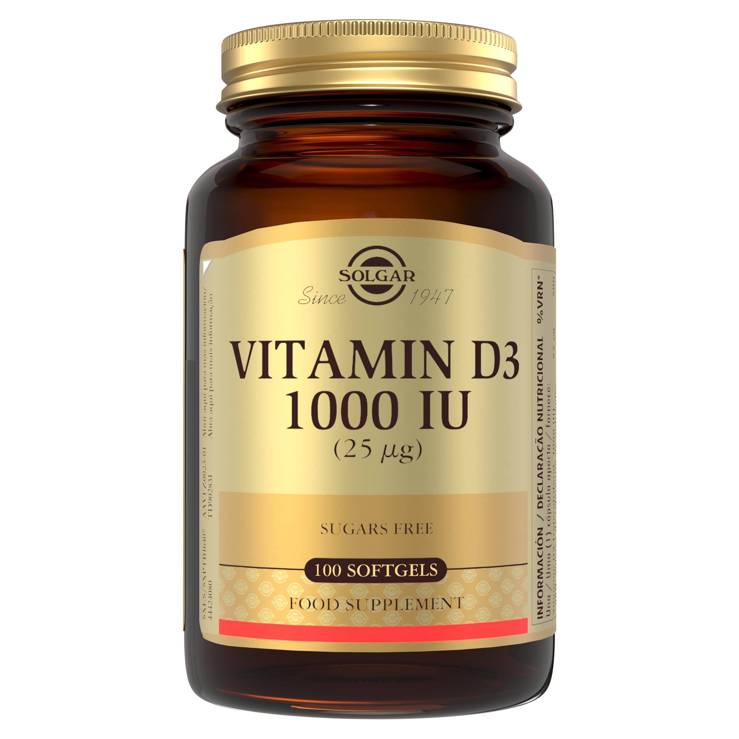 solgar-vitamina-d3-1000-ui-aceite-de-h-gado-de-pescado-100-c-psulas image 1