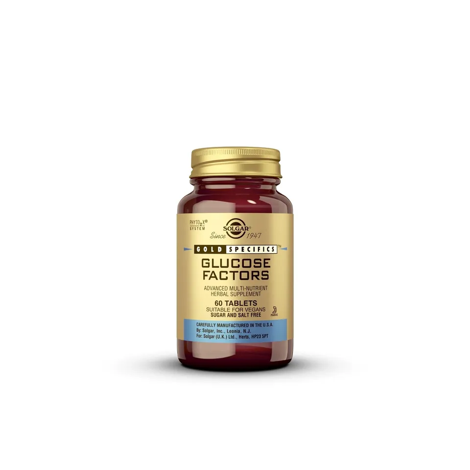 solgar-glucose-factors-multinutriente-con-complemento-herbario-60-comprimidos image 1