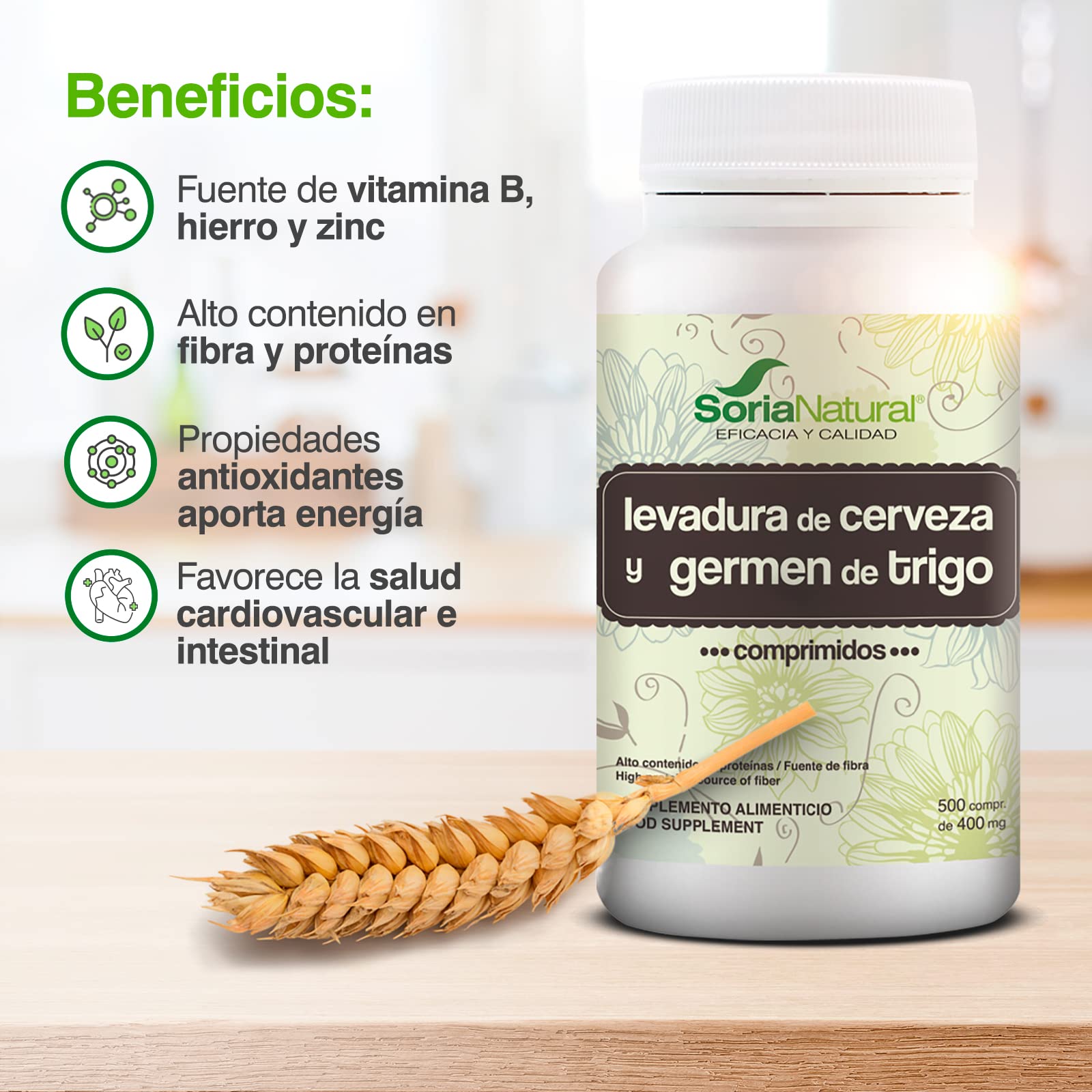 soria-natural-levadura-de-cerveza-y-germen-de-trigo-500-comprimidos image 4