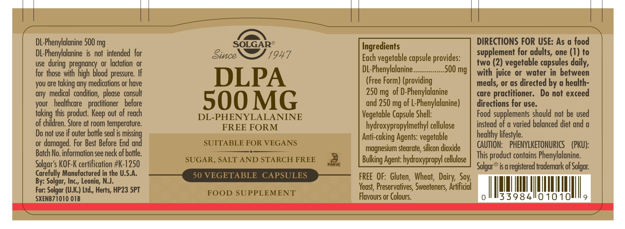 solgar-dlpa-dl-fenilalanina-500-mg-50-c-psulas-vegetales image 2