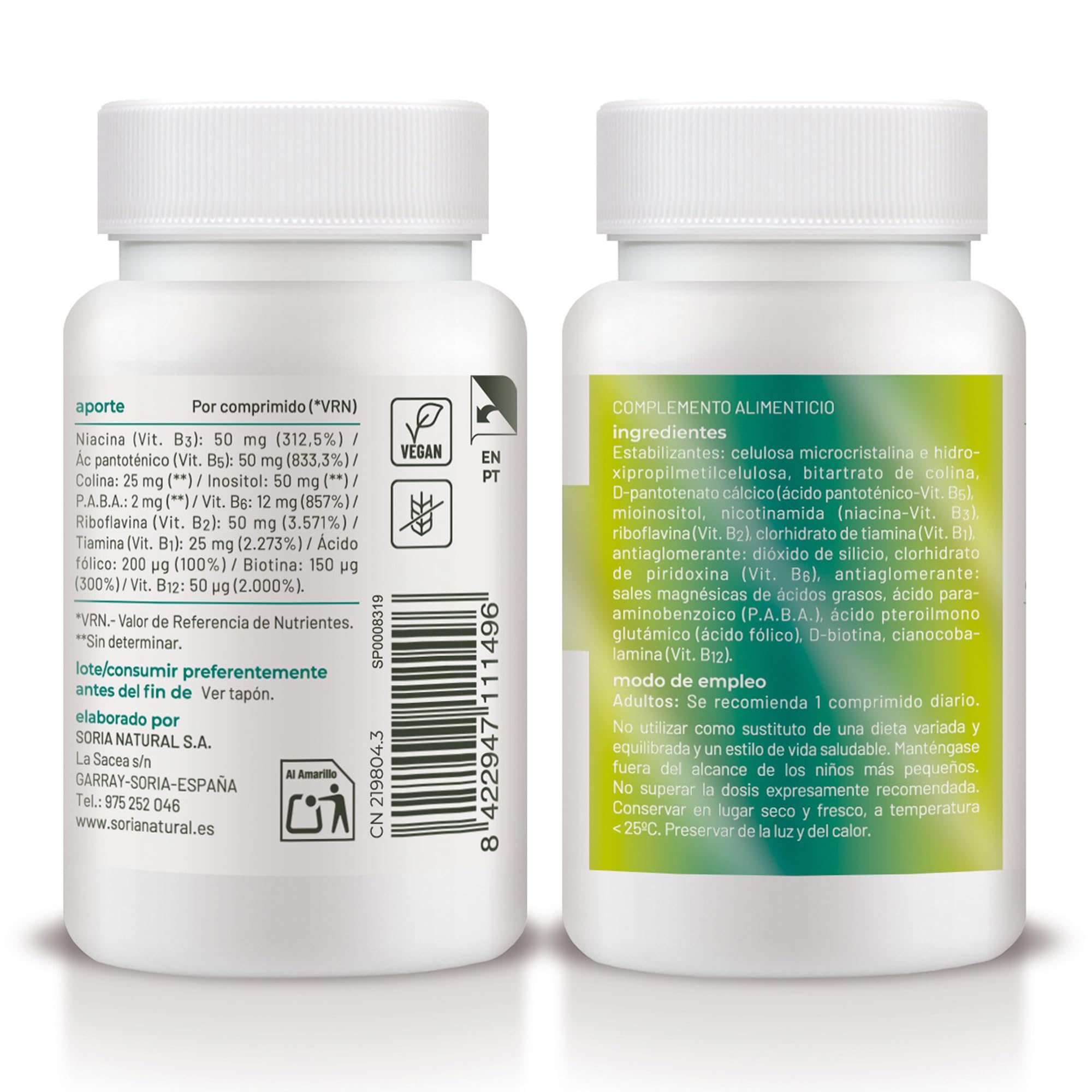 soria-natural-b-complex-1000-mg-30-comprimidos-vitaminas-del-grupo-b-apoyo-nervi image 7