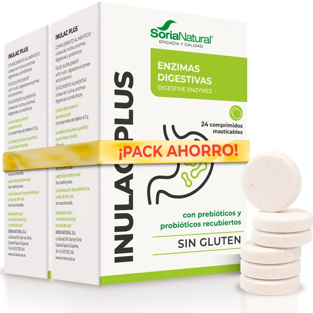 soria-natural-inulac-plus-probi-ticos-prebi-ticos-y-enzimas-digestivas-pack-2 image 1