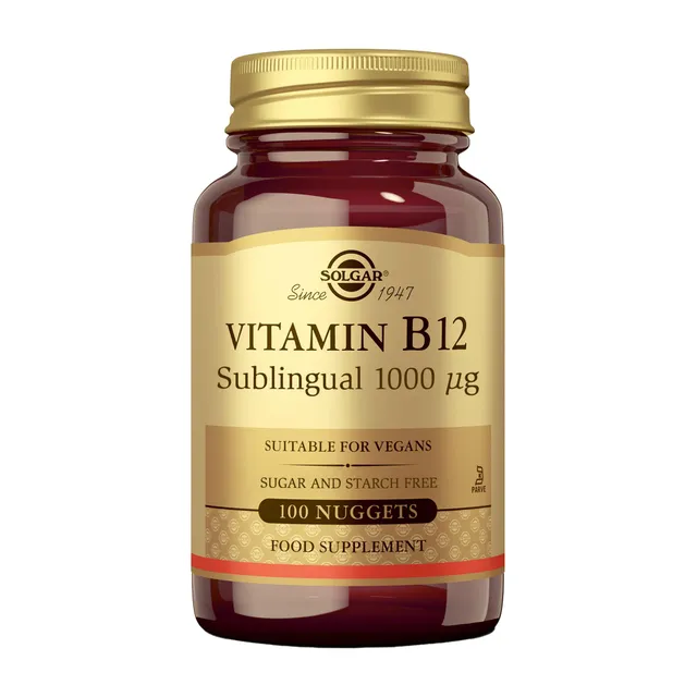 solgar-vitamina-b12-1000-g-comprimidos-sublinguales-masticables-100-comprimidos image 1