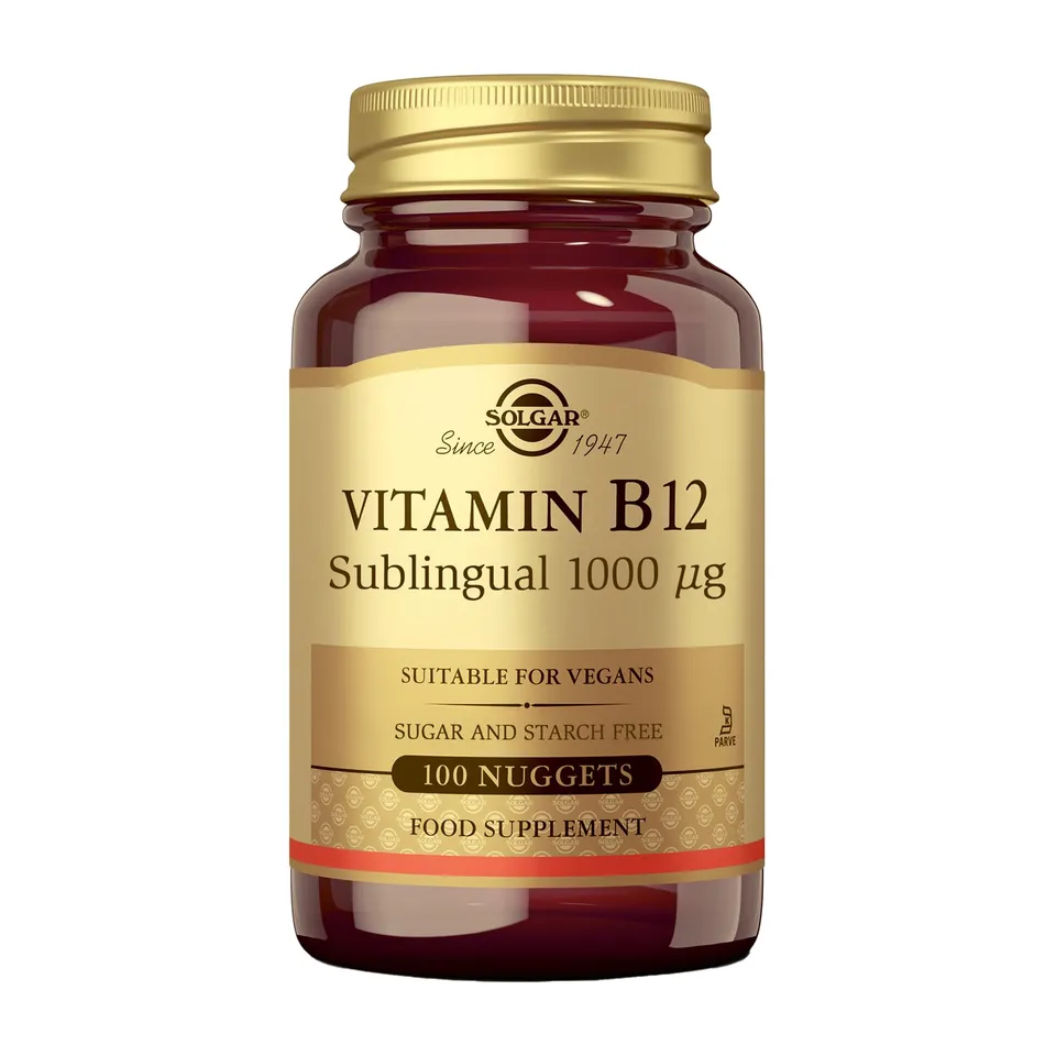 solgar-vitamina-b12-1000-g-comprimidos-sublinguales-masticables-100-comprimidos image 1