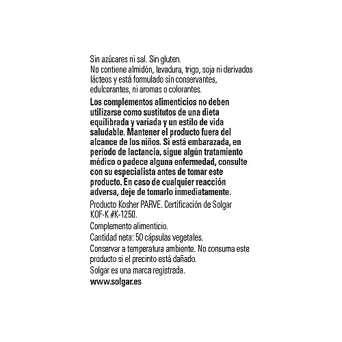 solgar-l-arginina-500-mg-50-c-psulas-vegetales-amino-cido-libre-para-metabolismo image 7