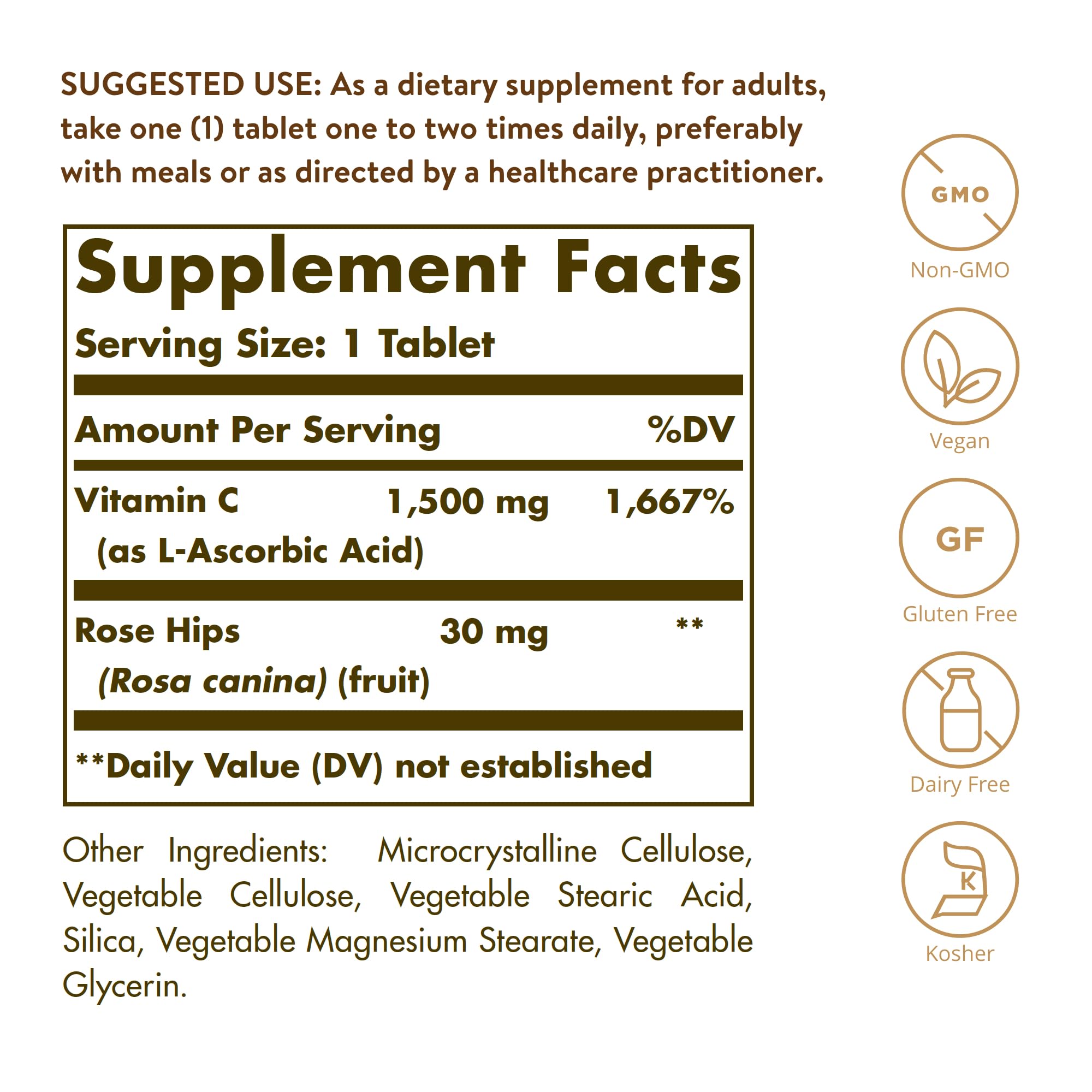 solgar-vitamina-c-con-escaramujo-1500-mg-180-comprimidos image 2