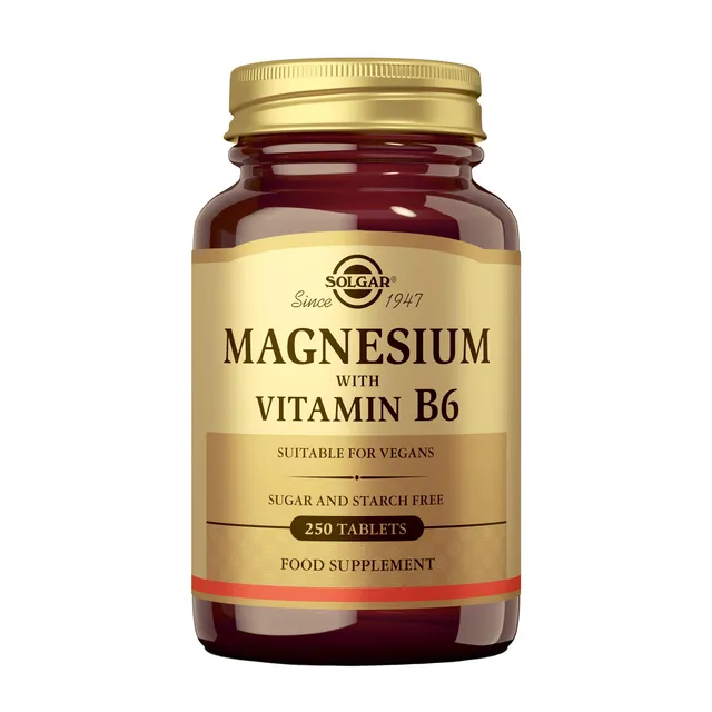 solgar-magnesio-con-vitamina-b6-aporte-de-energ-a-250-comprimidos image 1