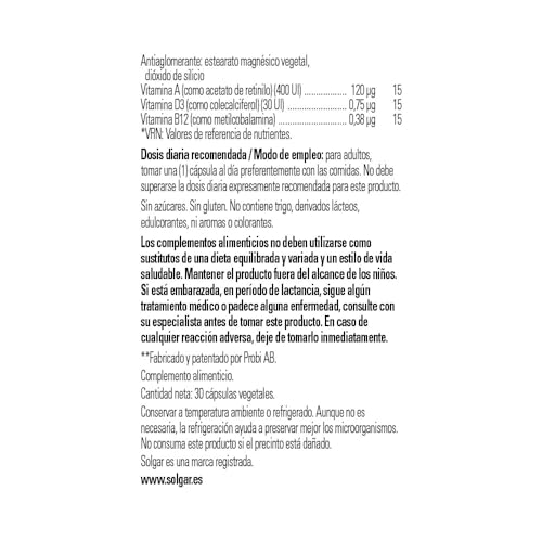 solgar-ultibio-immune-vitamina-a-d-y-b12-30-c-psulas-vegetales-con-lactobacillus image 5