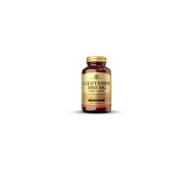 solgar-l-glutamina-1000-mg-60-comprimidos-recuperaci-n-muscular-vegano-y-kosher image 1