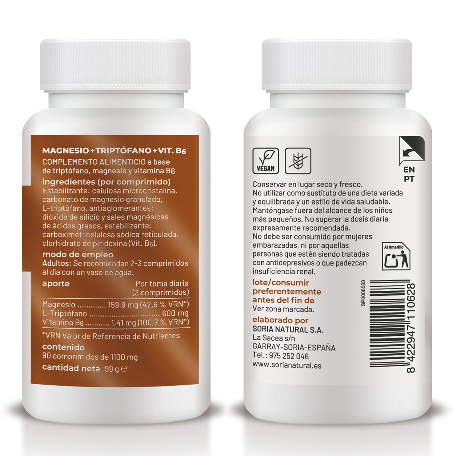 soria-natural-magnesio-con-tript-fano-y-vitamina-b6-90-comprimidos image 7