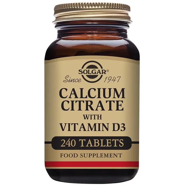 solgar-citrato-de-calcio-con-vitamina-d3-240-comprimidos image 1