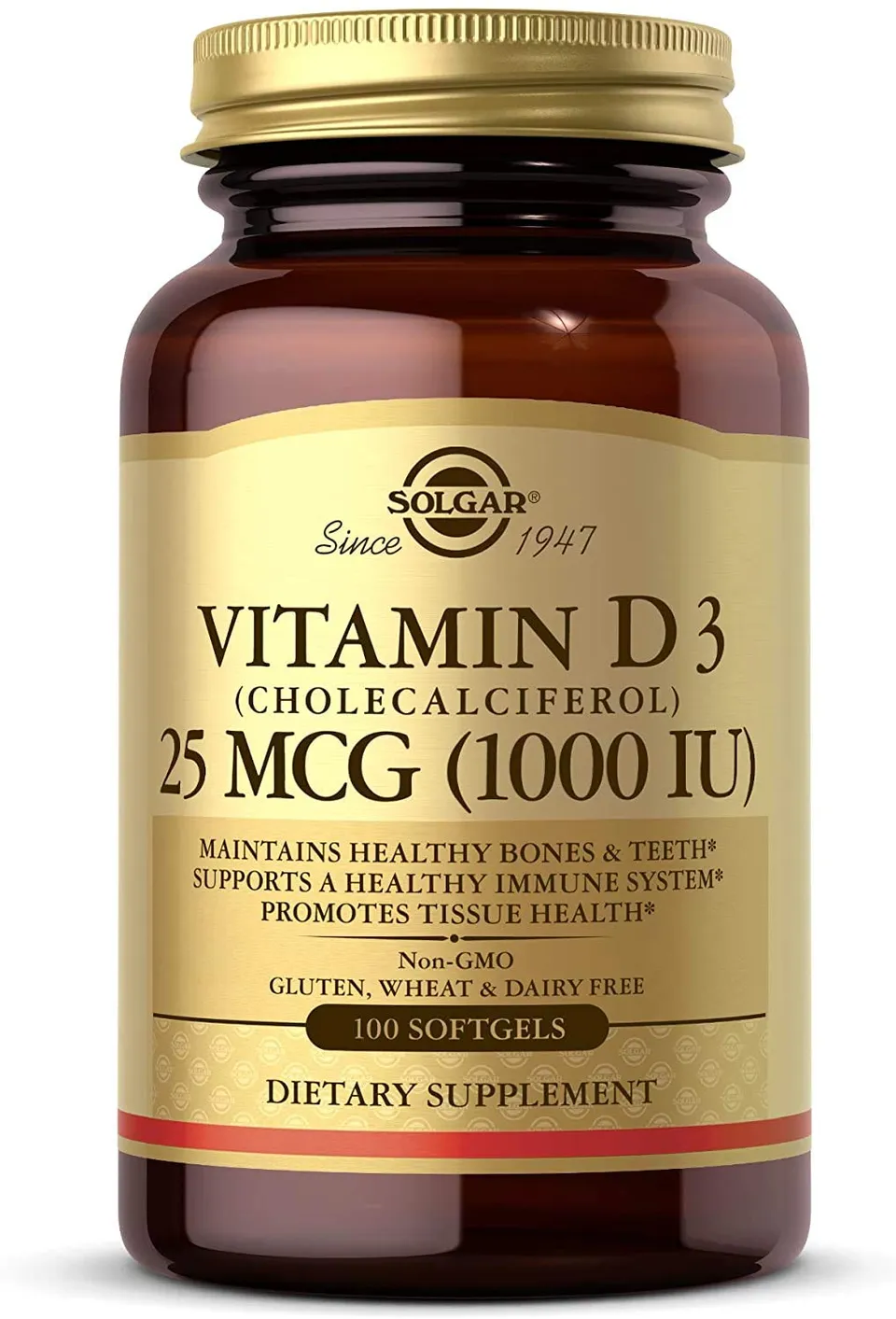 solgar-vitamina-d3-1000-ui-25-g-100-softgels image 1