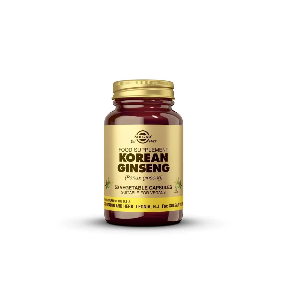solgar-ginseng-coreano-extracto-de-ra-z-50-c-psulas-vegetales image 1
