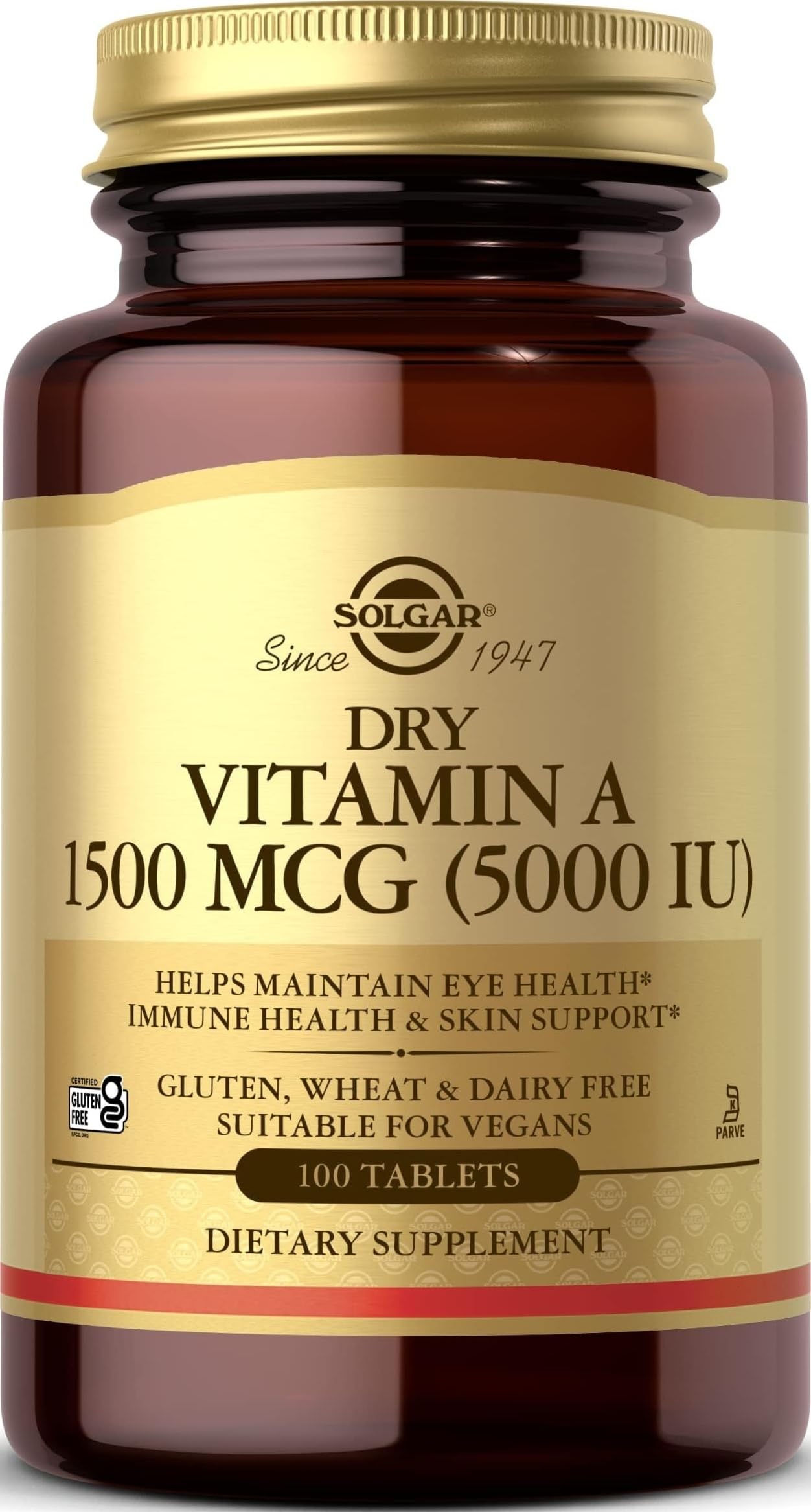 solgar-vitamina-a-seca-5000-ui-100-comprimidos image 1