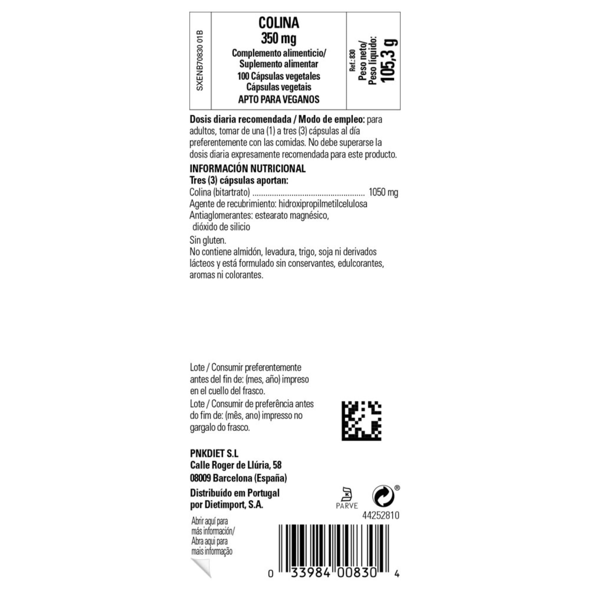 solgar-colina-350-mg-100-c-psulas-vegetales image 3
