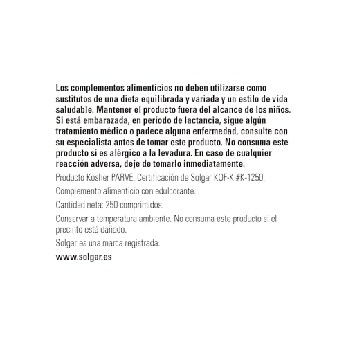 solgar-levadura-de-cerveza-con-vitamina-b12-250-comprimidos image 6