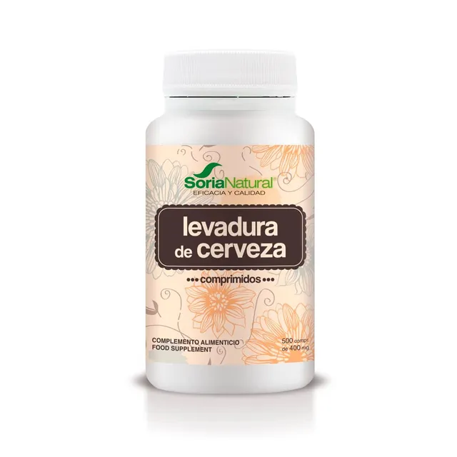 soria-natural-levadura-de-cerveza-500-comprimidos-piel-cabello-u-as-y-energ-a image 1