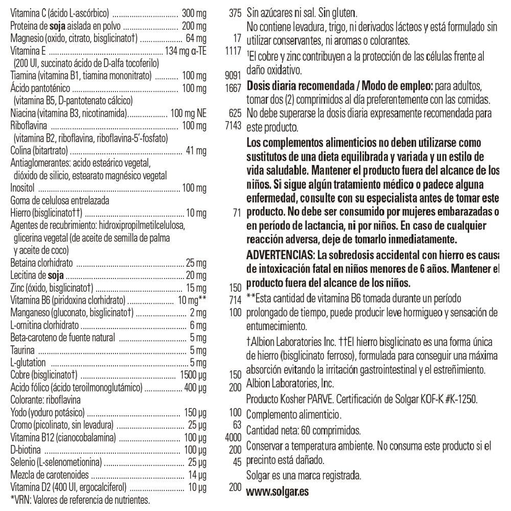 solgar-f-rmula-vm-2000-60-tabletas image 8