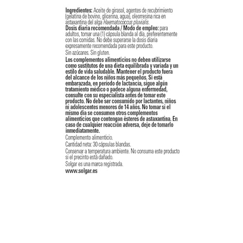 solgar-astaxantina-5-mg-30-c-psulas-blandas-antioxidante-de-alga image 6
