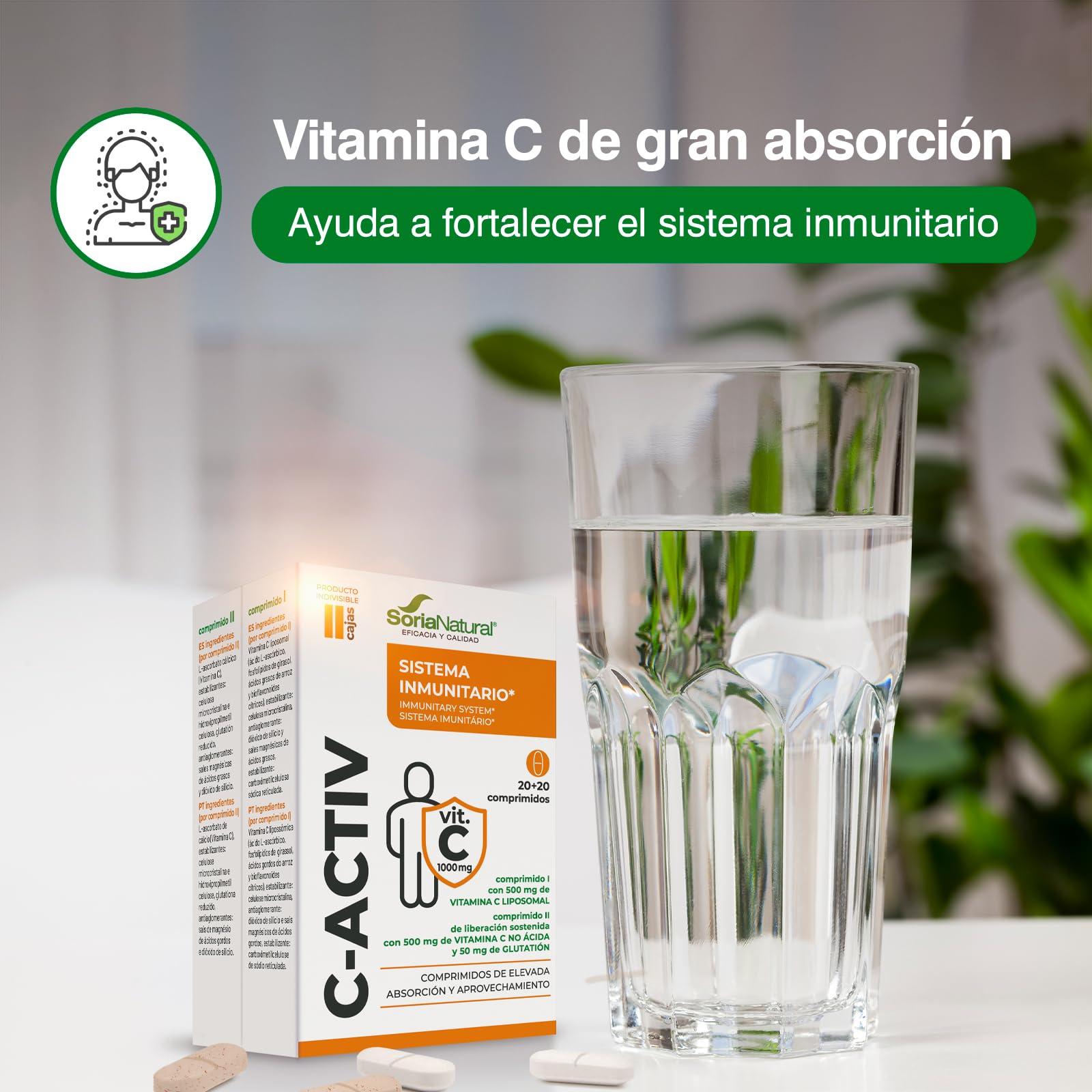 soria-natural-c-activ-vitamina-c-liposomal-20-comprimidos image 2