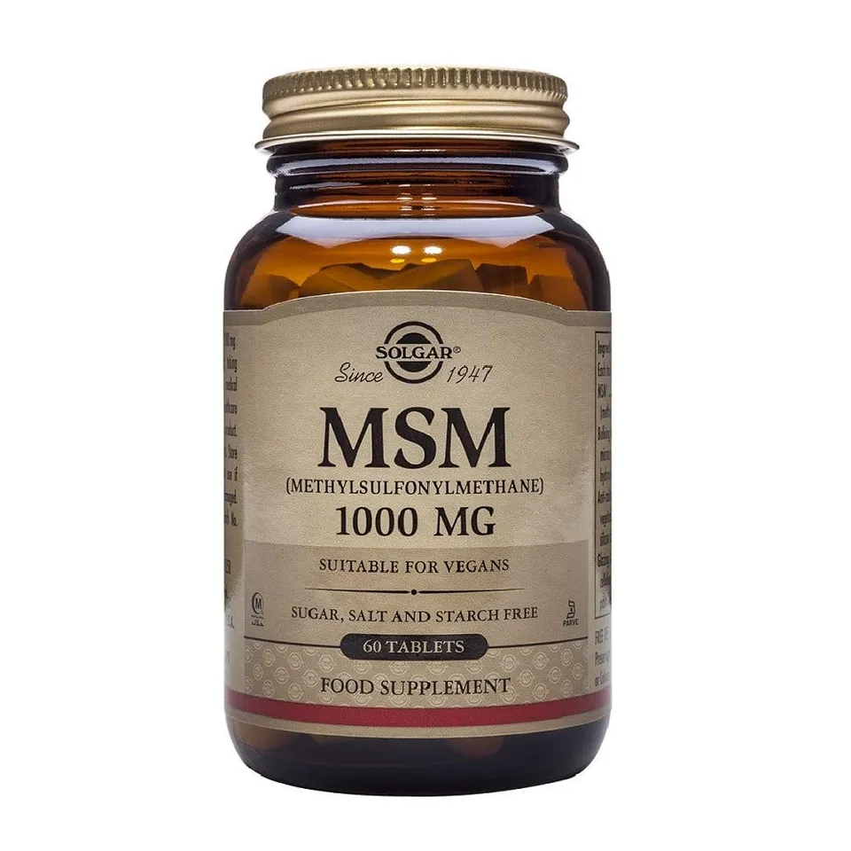 solgar-msm-1000-mg-metil-sulfonil-metano-60-comprimidos image 1