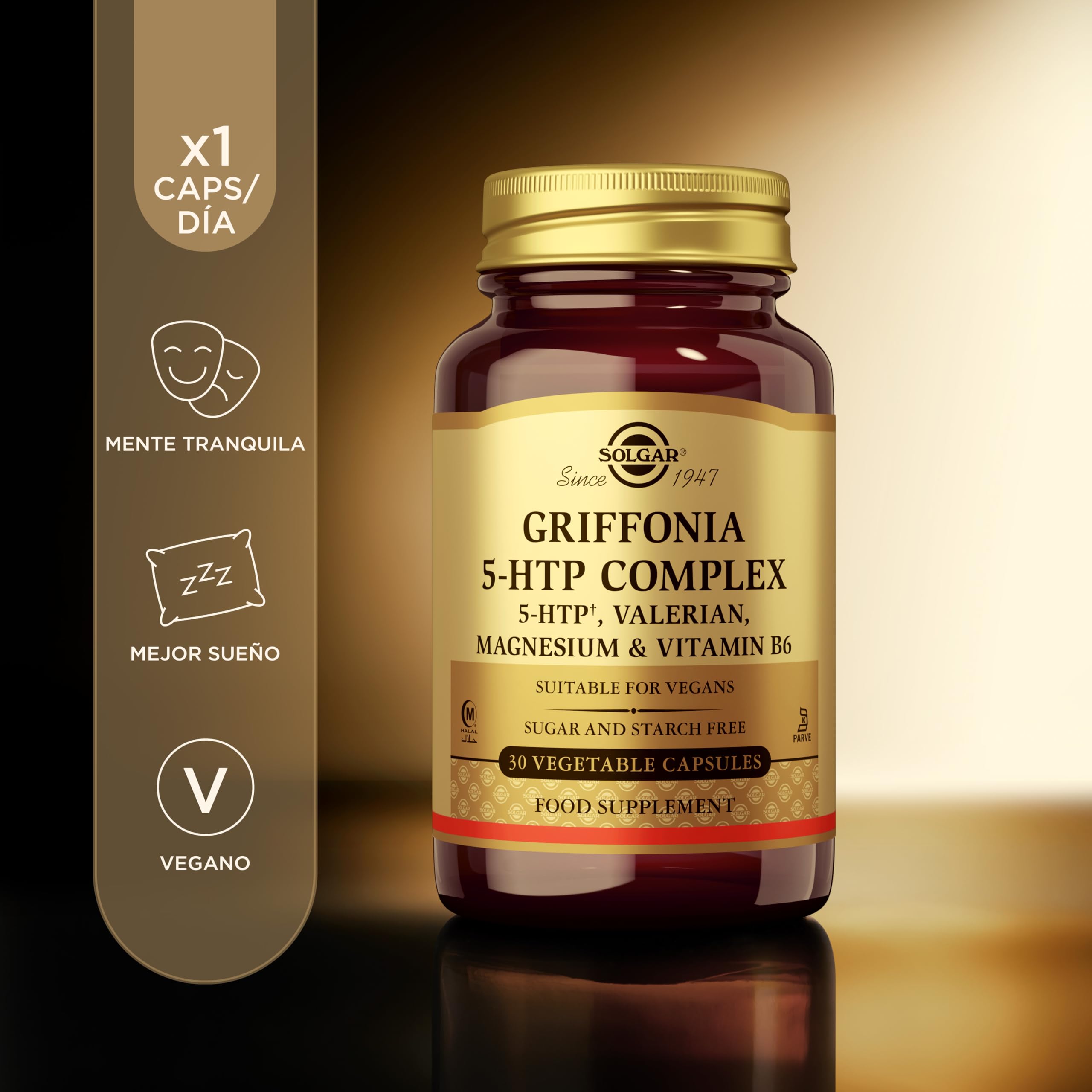 solgar-griffonia-5-htp-complex-con-valeriana-y-vitamina-b6-30-comprimidos image 3