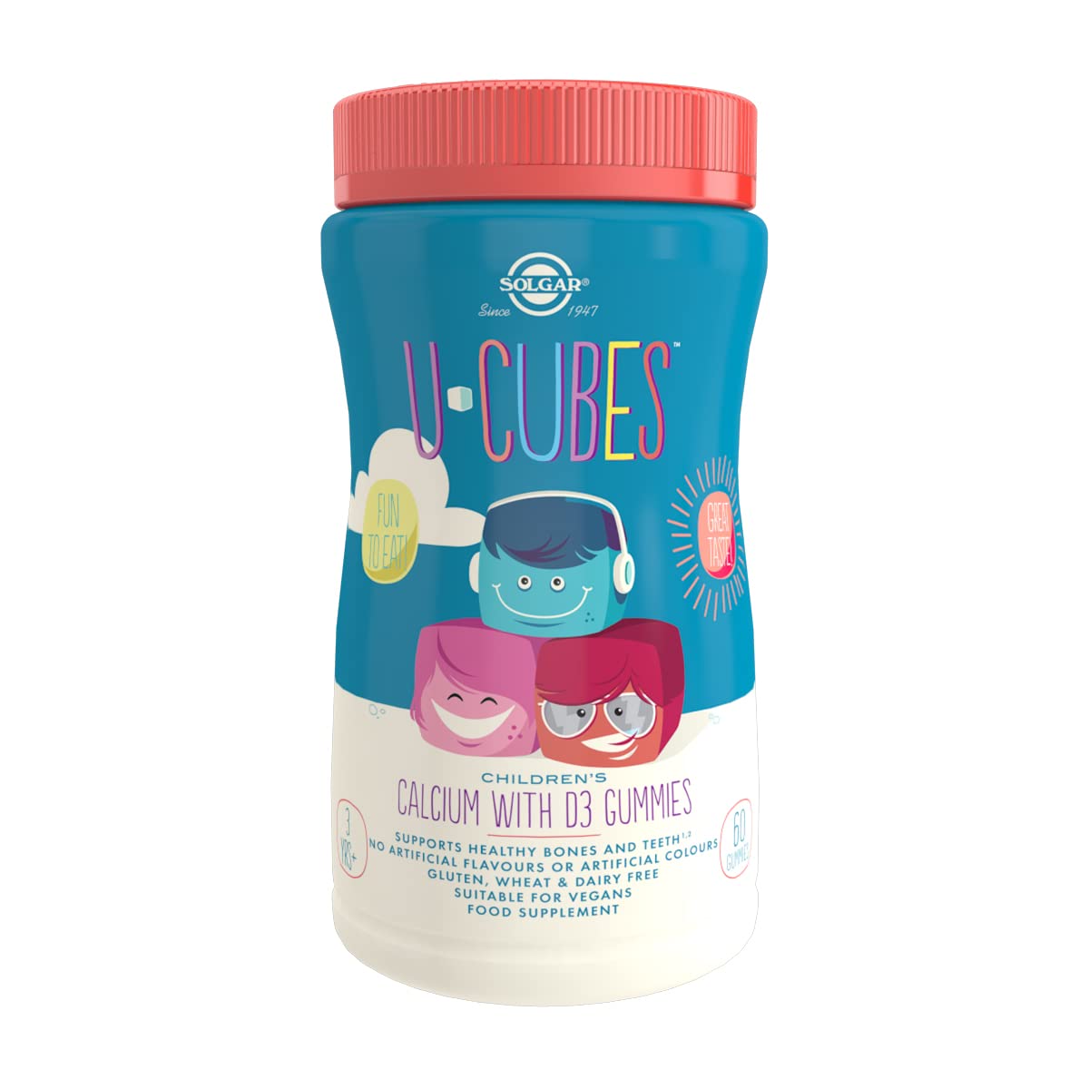 solgar-u-cubes-calcio-y-vitamina-d3-gummies-60-gominolas image 2