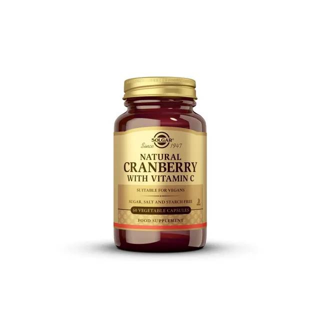 solgar-ar-ndano-rojo-con-vitamina-c-60-c-psulas-vegetales image 1