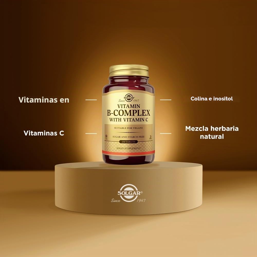 solgar-vitamina-b-complex-con-vitamina-c-250-comprimidos image 4