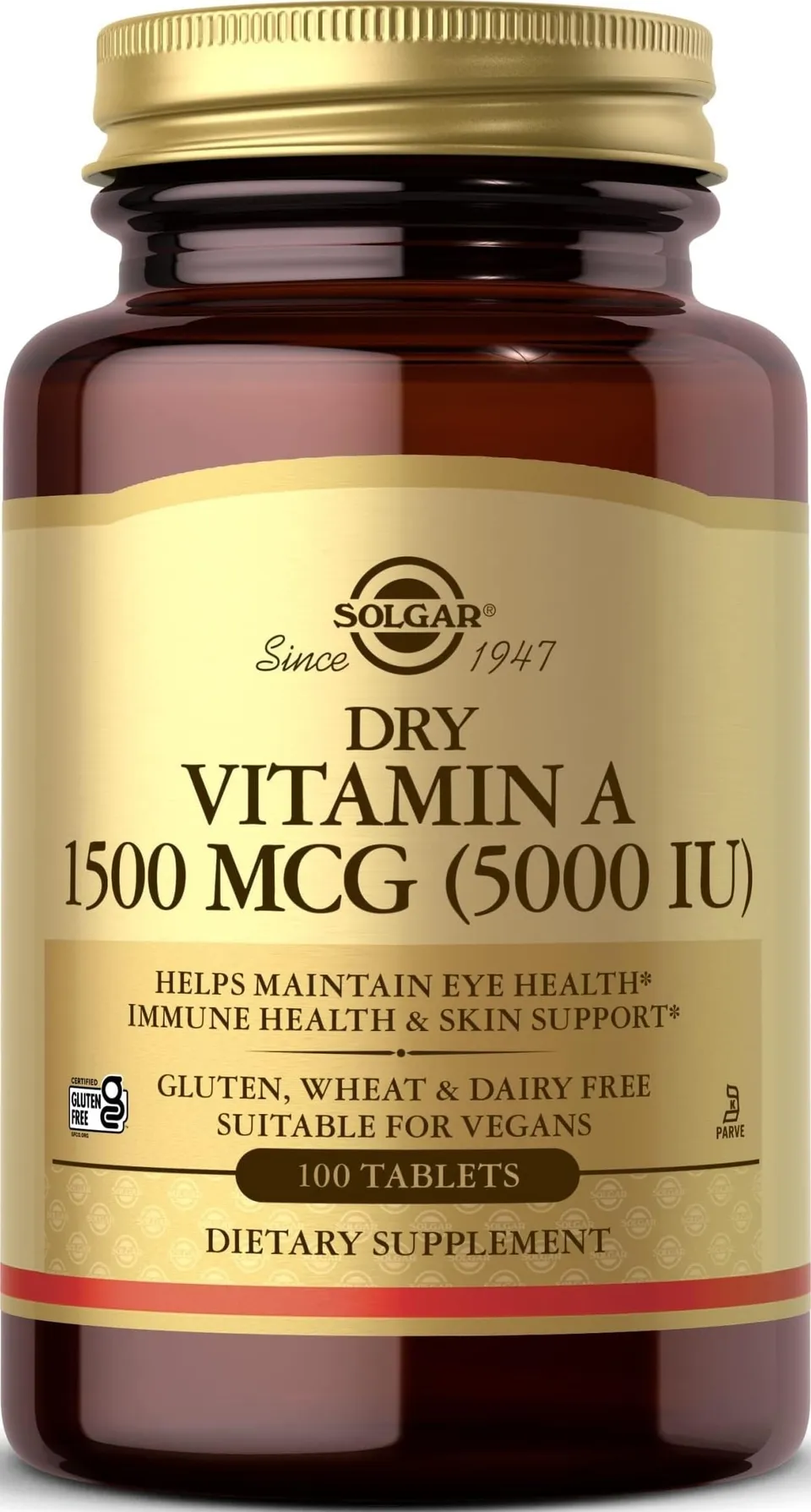 solgar-vitamina-a-seca-5000-ui-100-comprimidos image 1