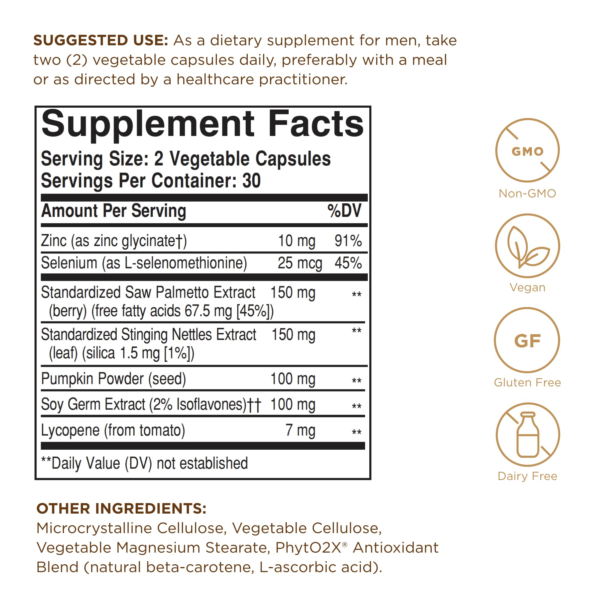 solgar-gold-specifics-prostate-support-60-c-psulas-vegetales image 2