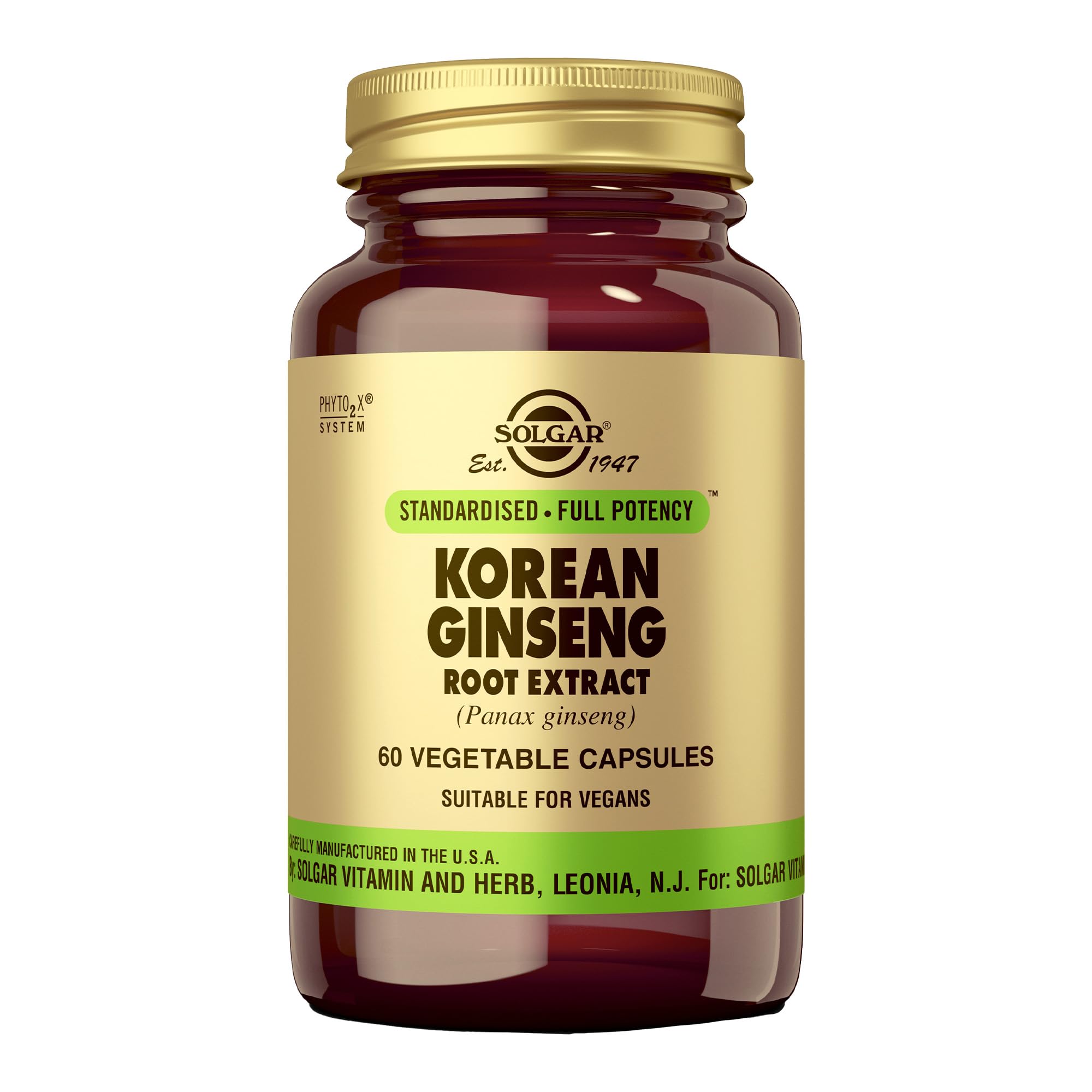 solgar-ginseng-coreano-extracto-de-ra-z-panax-ginseng-60-c-psulas-vegetales image 1