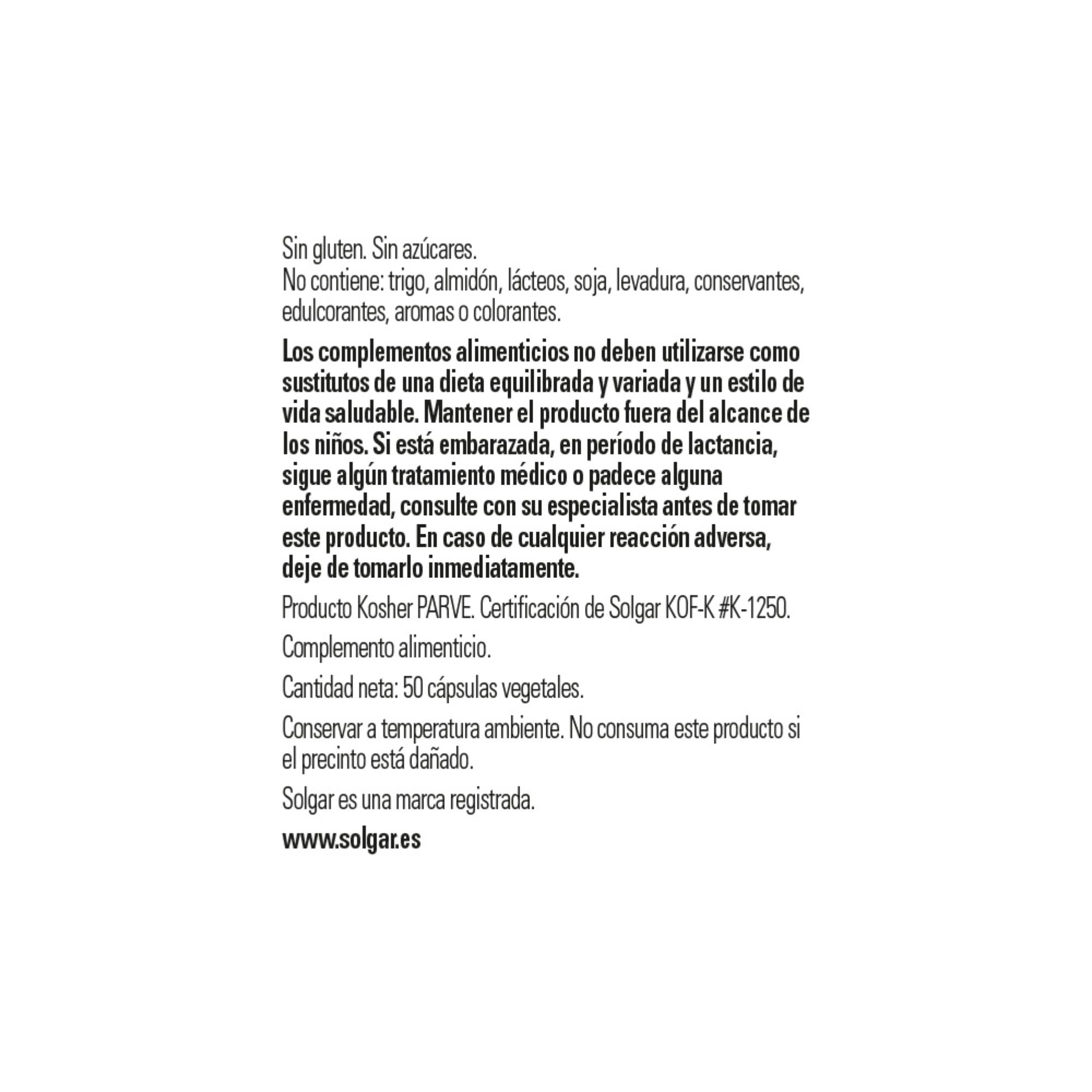 solgar-l-glutamina-500-mg-50-c-psulas-vegetales image 2