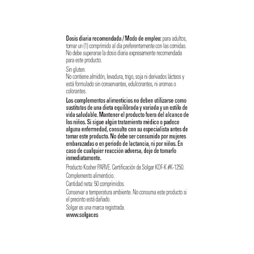 solgar-hy-b-comprimidos-50-unidades-multicolor image 7