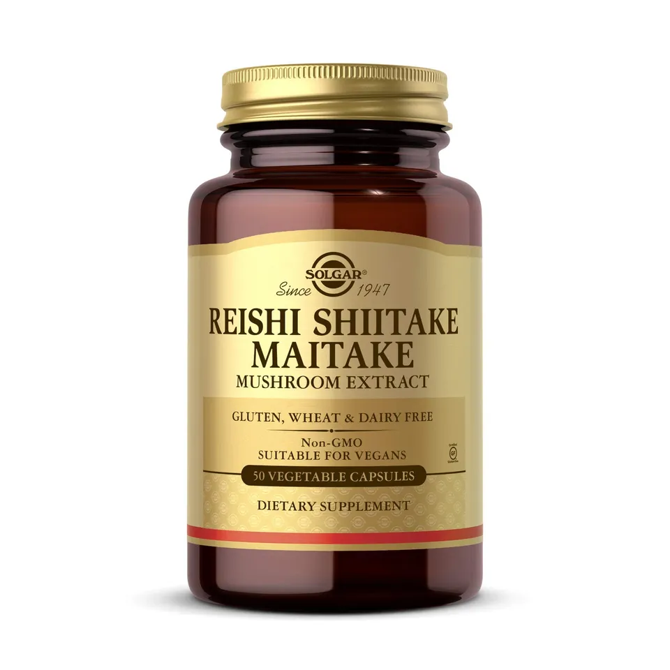 solgar-reishi-shiitake-y-maitake-extracto-de-hongos-50-c-psulas image 1