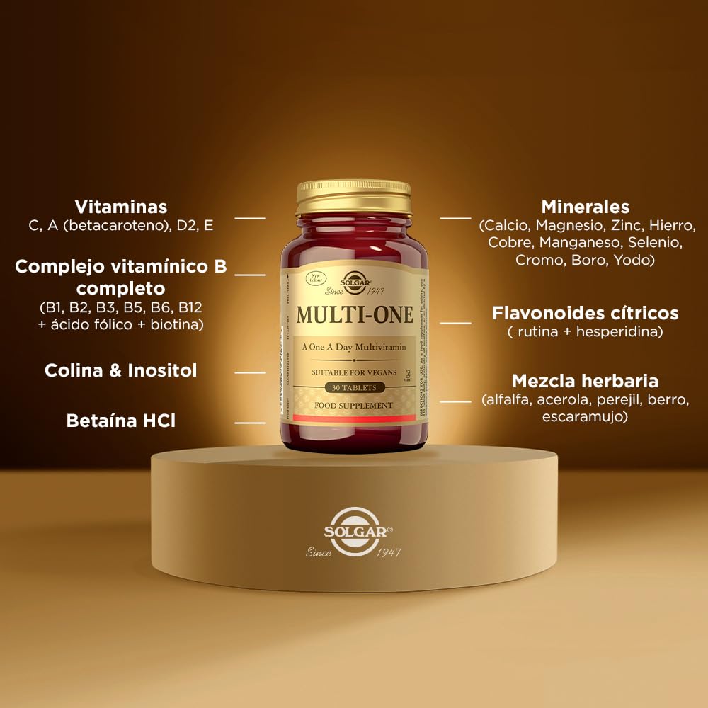 solgar-multi-one-multinutriente-30-comprimidos-bienestar-diario image 3