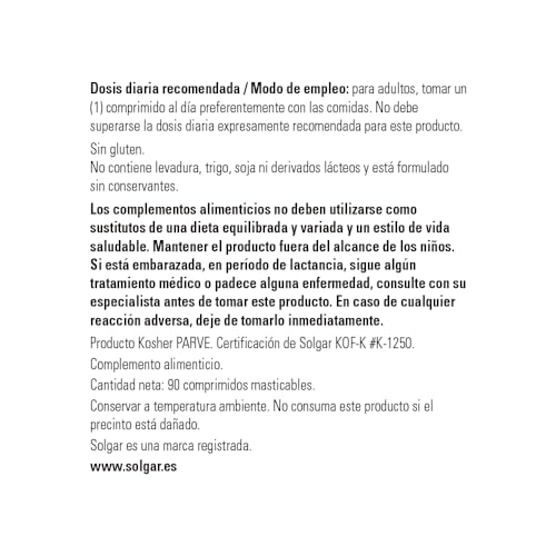 solgar-vitamina-c-masticable-500-mg-sabor-frambuesa-90-tabletas image 7