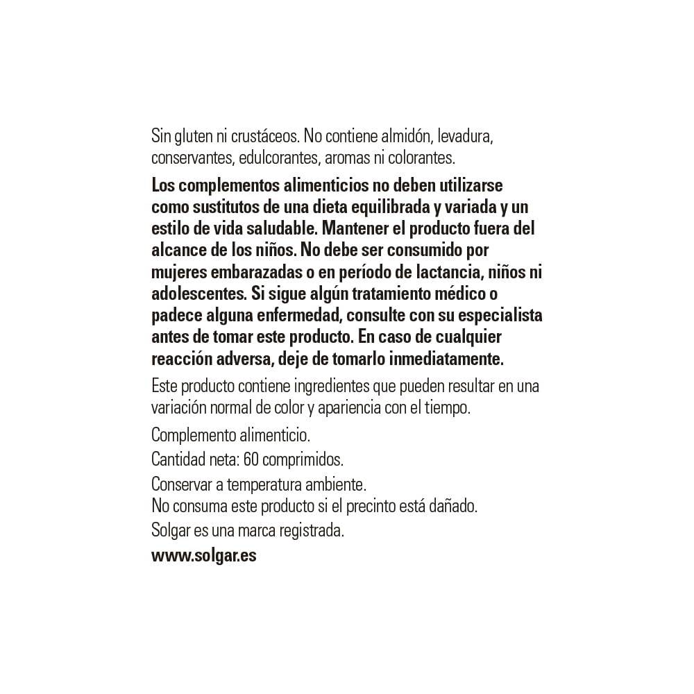 solgar-glucosamina-msm-complex-60-comprimidos image 5