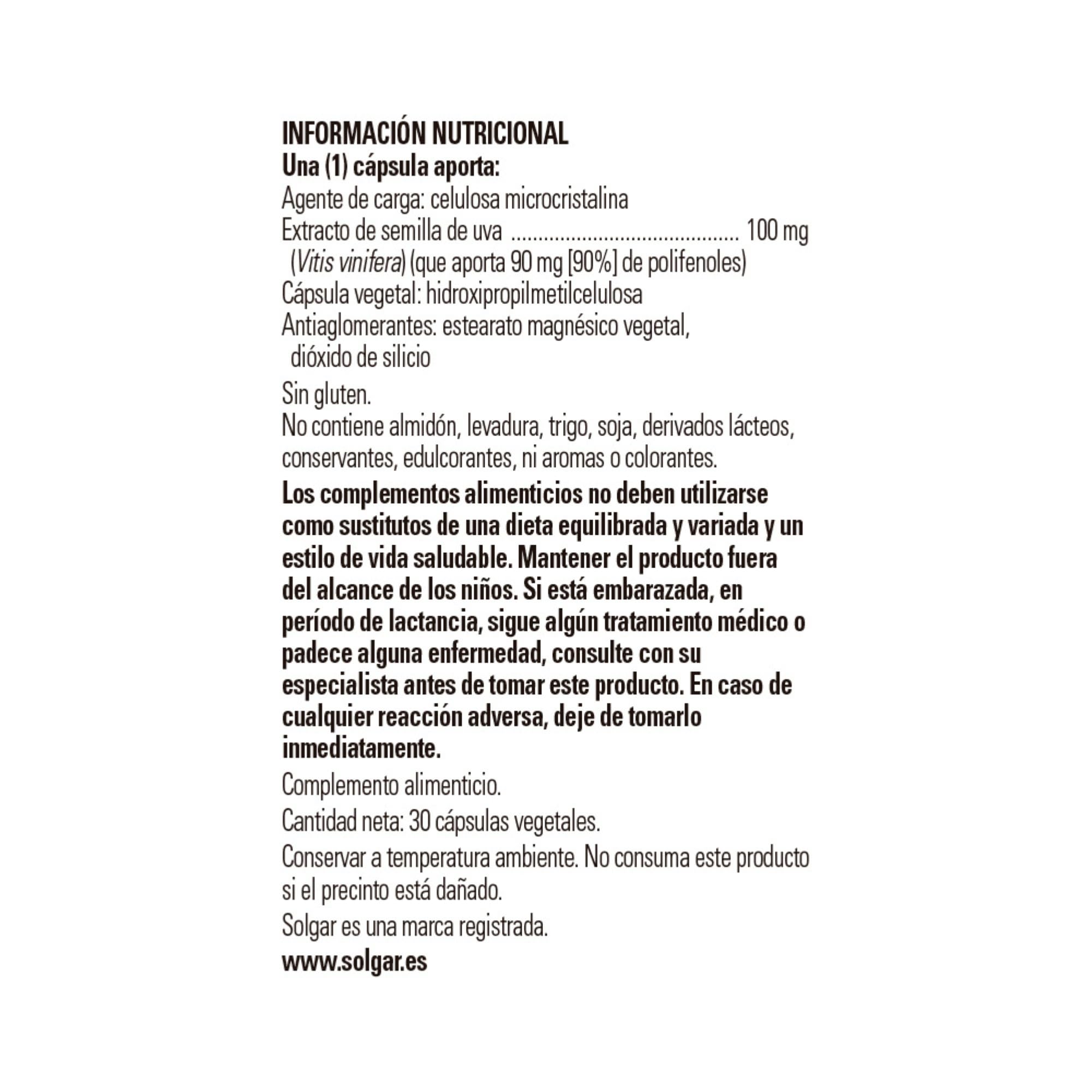 solgar-extracto-de-semilla-de-uva-100-mg-30-c-psulas-vegetales image 2