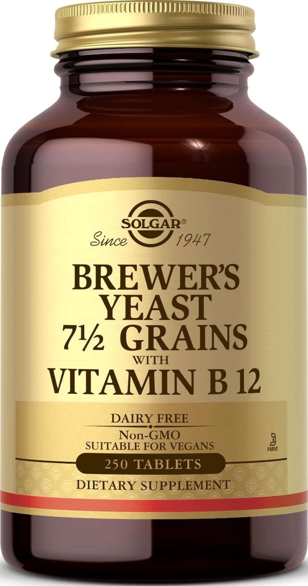 solgar-levadura-de-cerveza-con-vitamina-b12-250-comprimidos image 1