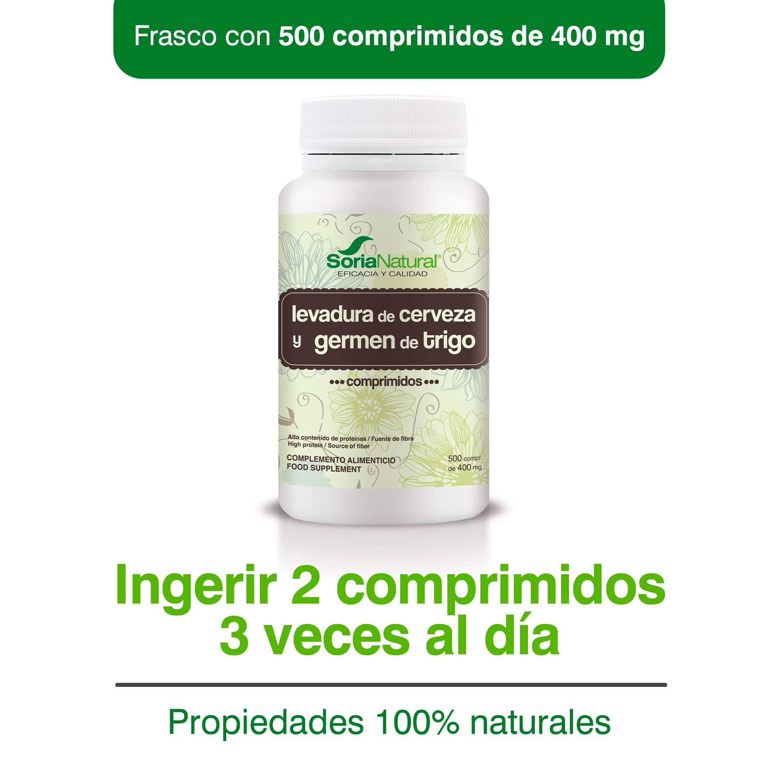 soria-natural-levadura-de-cerveza-y-germen-de-trigo-500-comprimidos image 5