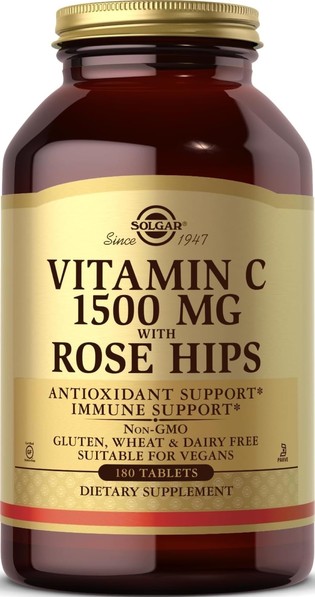 solgar-vitamina-c-con-escaramujo-1500-mg-180-comprimidos image 1